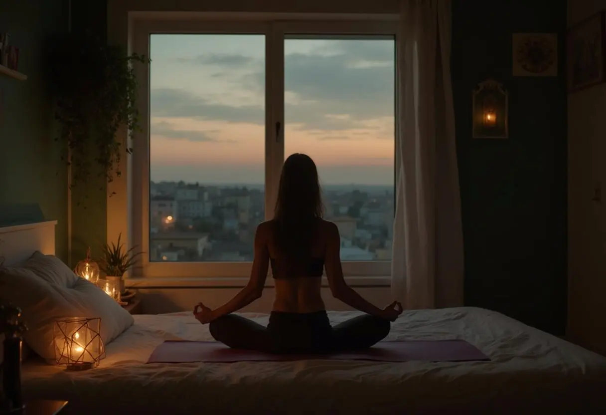 yoga poses for a good night's sleep