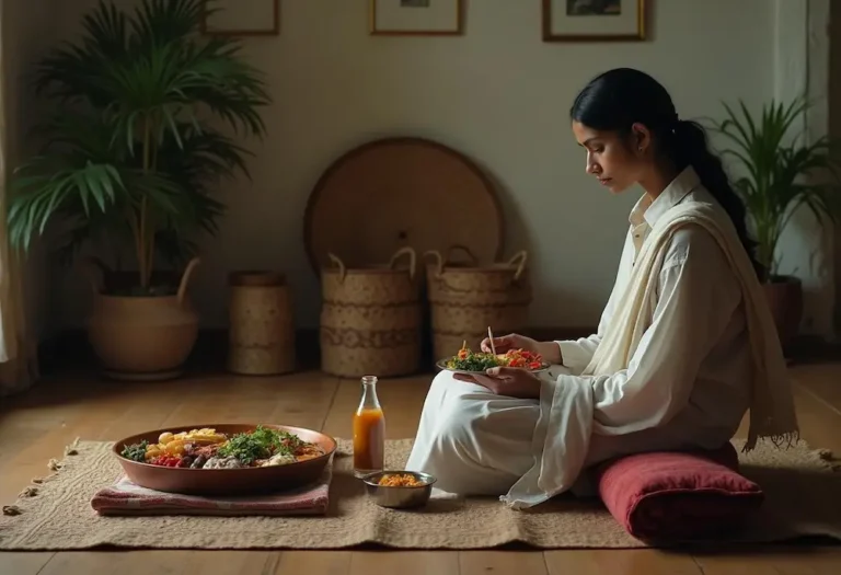 why you should always sit on the floor to eat your meals